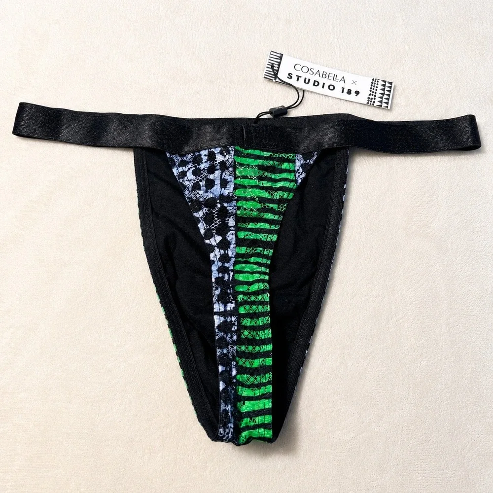 COSABELLA‎ x Studio 189 Men's Printed Italian Thong Aggie - Size M / NWT